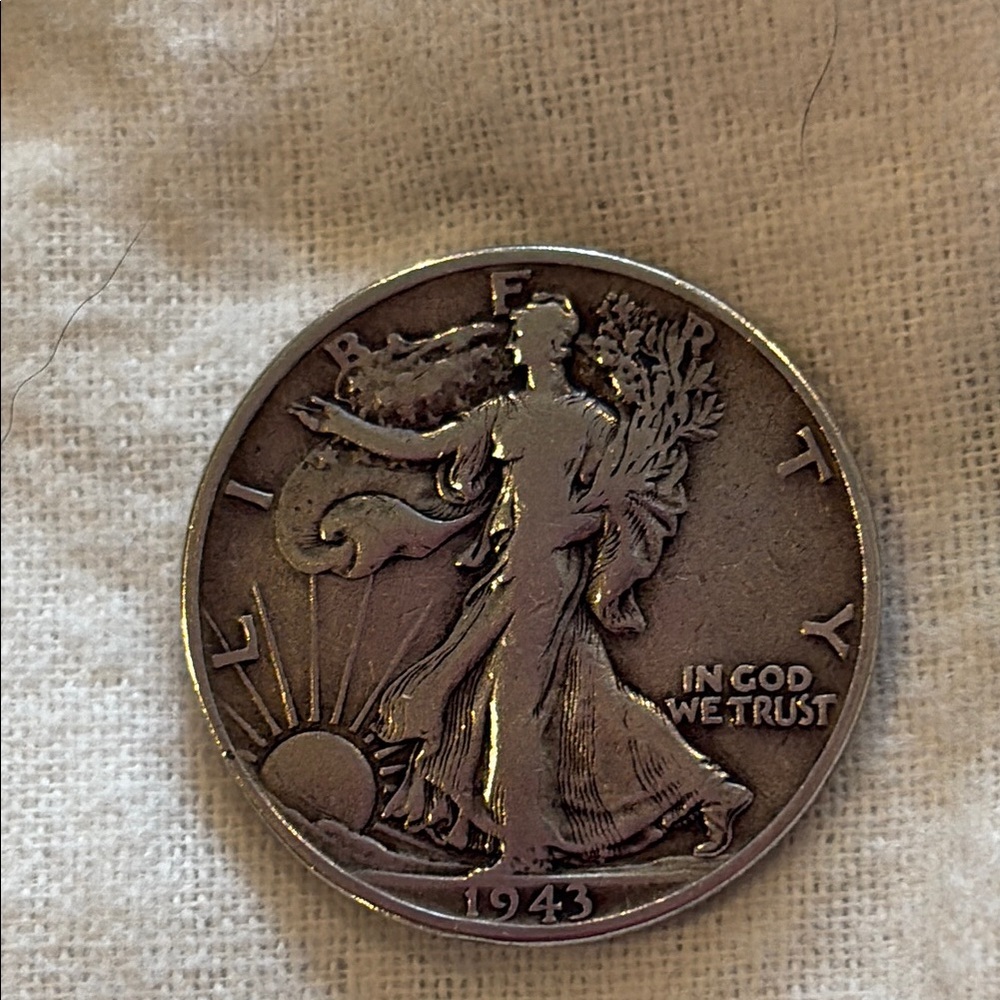 1943 Liberty Walking Half Dollar Coin